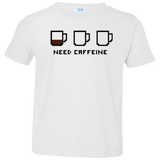 T-Shirts White / 2T Need Caffeine Toddler Premium T-Shirt