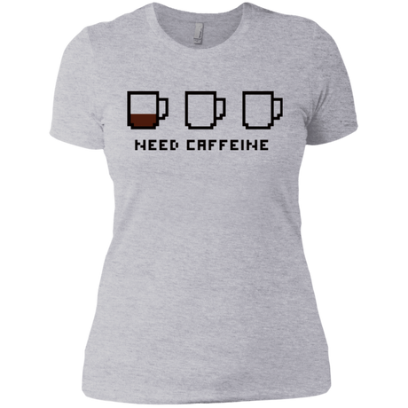 T-Shirts Heather Grey / X-Small Need Caffeine Women's Premium T-Shirt