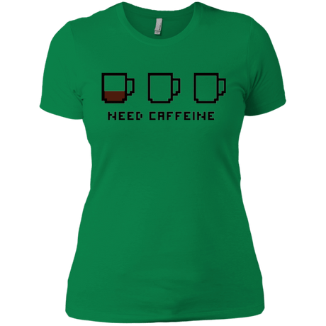 T-Shirts Kelly Green / X-Small Need Caffeine Women's Premium T-Shirt