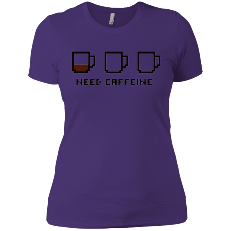 T-Shirts Purple / X-Small Need Caffeine Women's Premium T-Shirt