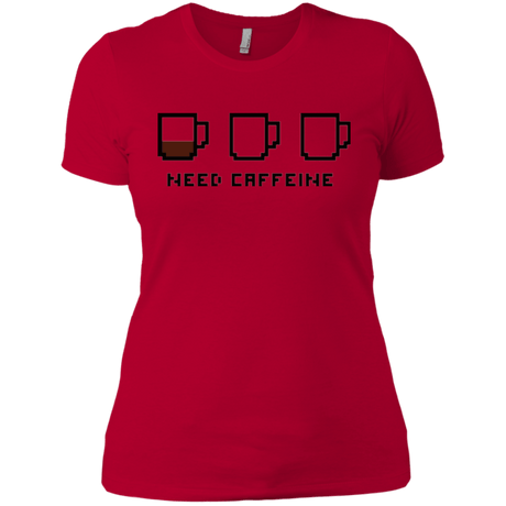 T-Shirts Red / X-Small Need Caffeine Women's Premium T-Shirt