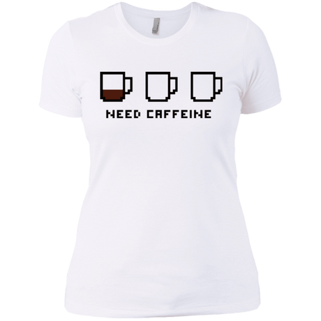 T-Shirts White / X-Small Need Caffeine Women's Premium T-Shirt