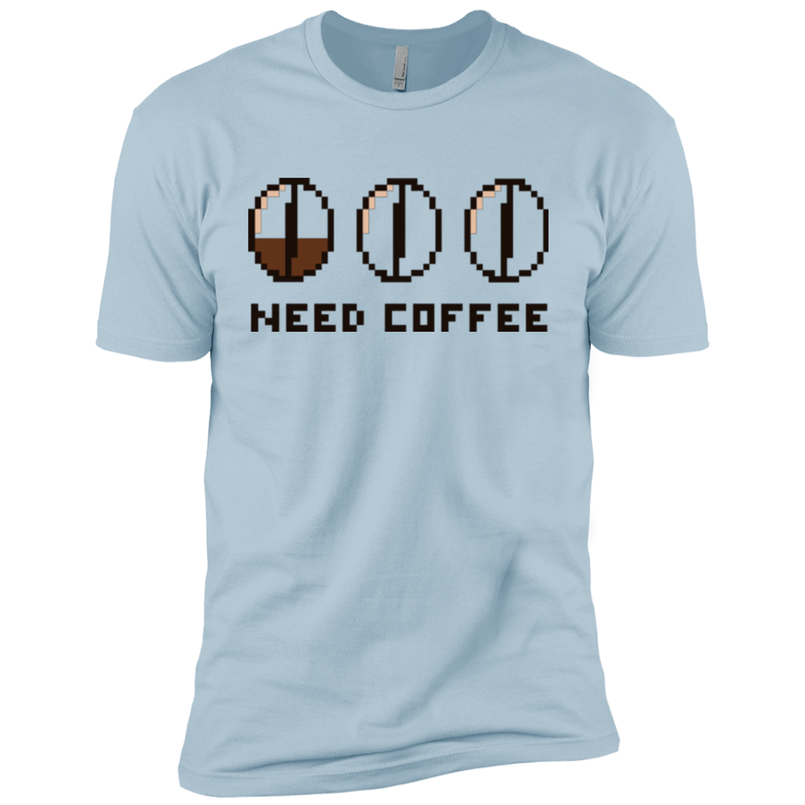 T-Shirts Light Blue / YXS Need Coffee Boys Premium T-Shirt