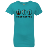 T-Shirts Tahiti Blue / YXS Need Coffee Girls Premium T-Shirt