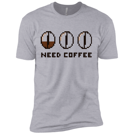 T-Shirts Heather Grey / X-Small Need Coffee Men's Premium T-Shirt