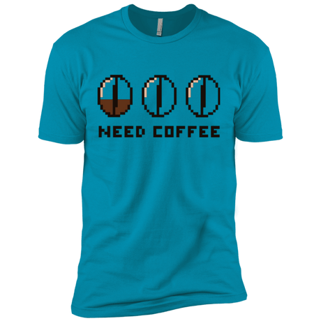 T-Shirts Turquoise / X-Small Need Coffee Men's Premium T-Shirt
