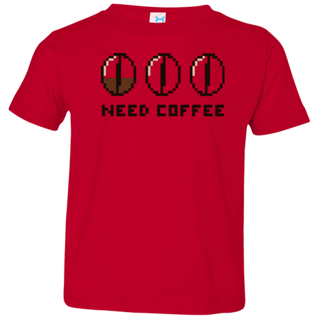 T-Shirts Red / 2T Need Coffee Toddler Premium T-Shirt