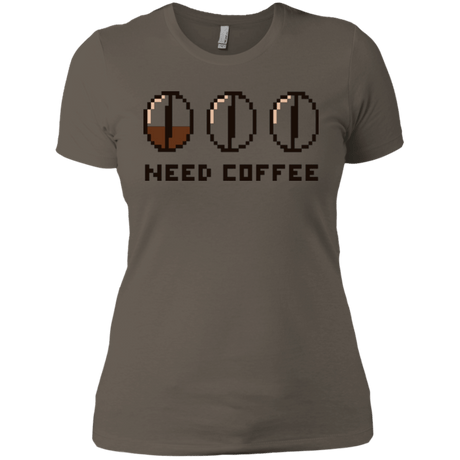 T-Shirts Warm Grey / X-Small Need Coffee Women's Premium T-Shirt