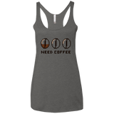 T-Shirts Premium Heather / X-Small Need Coffee Women's Triblend Racerback Tank