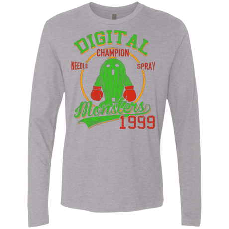 T-Shirts Heather Grey / Small Needle Spray Men's Premium Long Sleeve