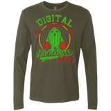 T-Shirts Military Green / Small Needle Spray Men's Premium Long Sleeve