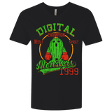 T-Shirts Black / X-Small Needle Spray Men's Premium V-Neck