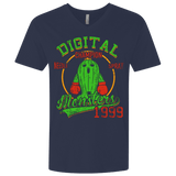 T-Shirts Midnight Navy / X-Small Needle Spray Men's Premium V-Neck