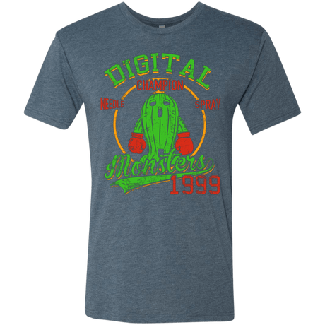 T-Shirts Indigo / Small Needle Spray Men's Triblend T-Shirt