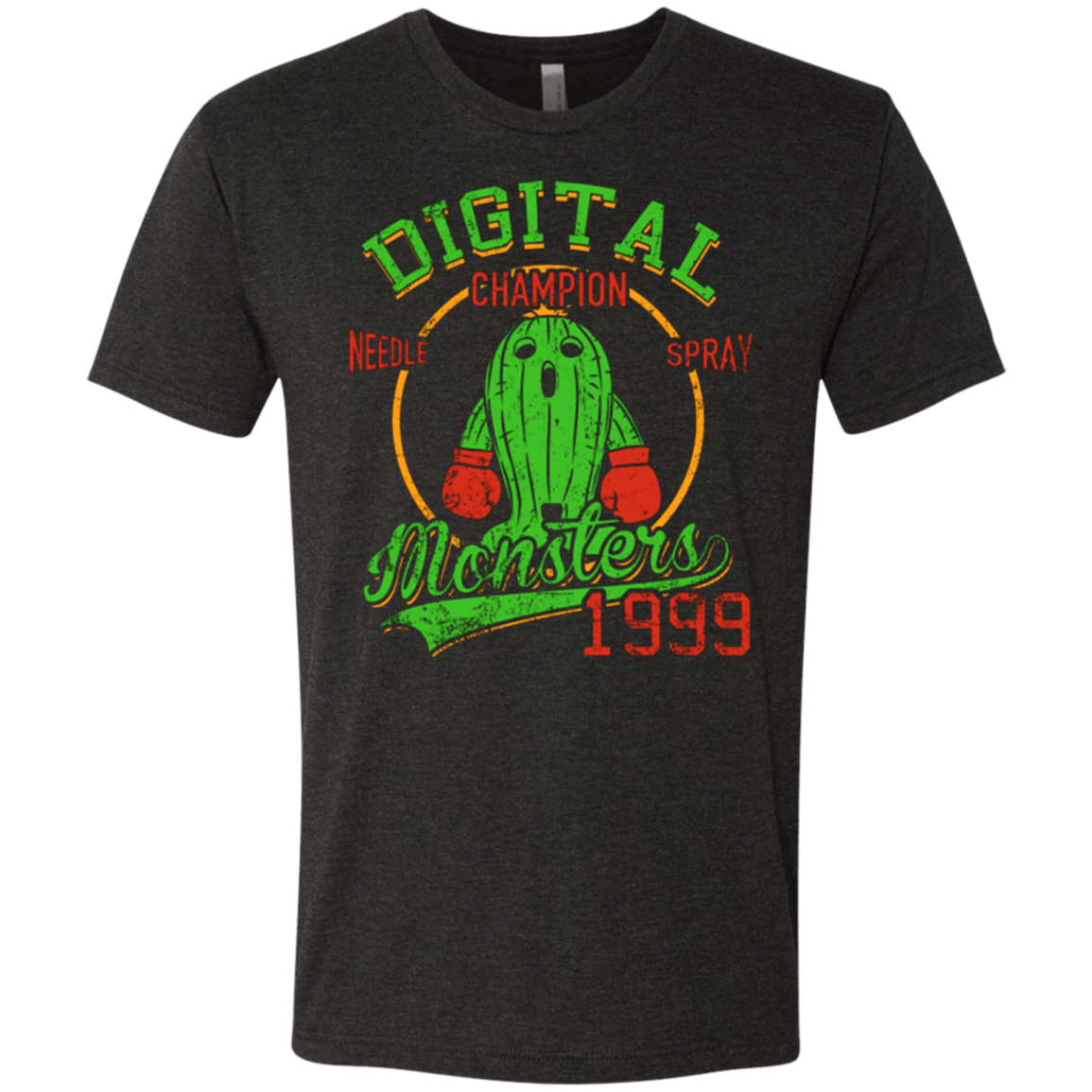 T-Shirts Vintage Black / Small Needle Spray Men's Triblend T-Shirt