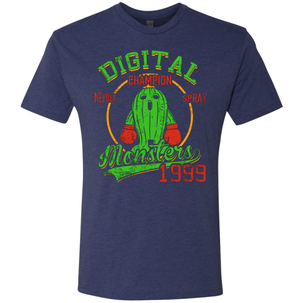 T-Shirts Vintage Navy / Small Needle Spray Men's Triblend T-Shirt