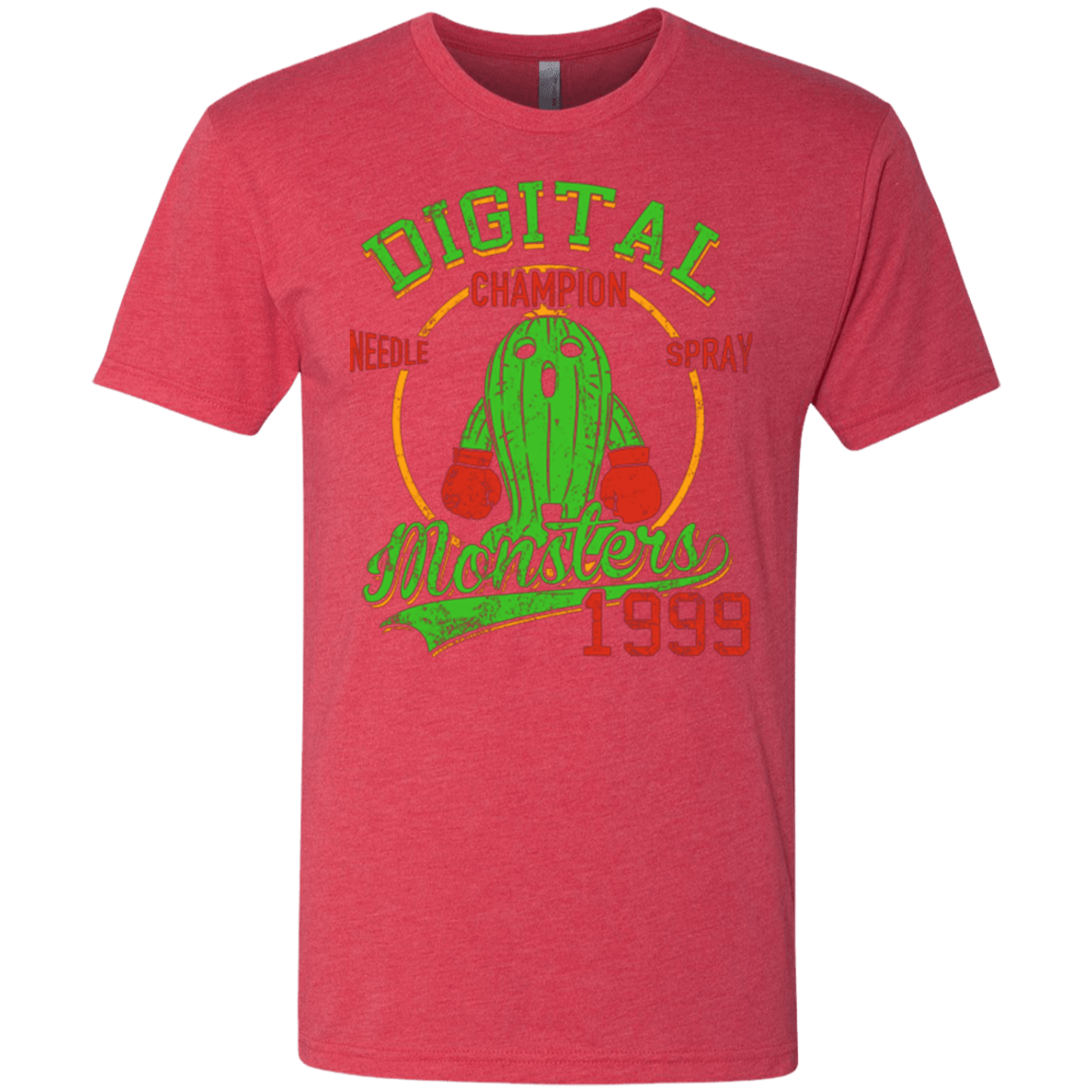 T-Shirts Vintage Red / Small Needle Spray Men's Triblend T-Shirt