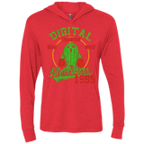 T-Shirts Vintage Red / X-Small Needle Spray Triblend Long Sleeve Hoodie Tee