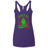 T-Shirts Purple / X-Small Needle Spray Women's Triblend Racerback Tank