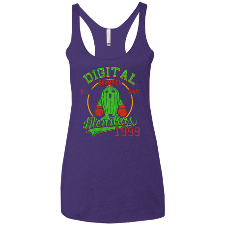 T-Shirts Purple / X-Small Needle Spray Women's Triblend Racerback Tank