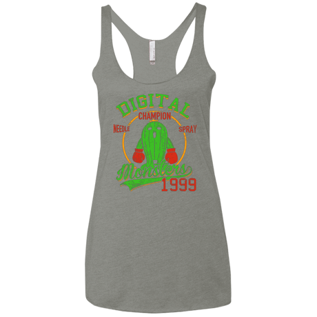 T-Shirts Venetian Grey / X-Small Needle Spray Women's Triblend Racerback Tank