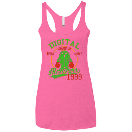 T-Shirts Vintage Pink / X-Small Needle Spray Women's Triblend Racerback Tank