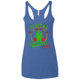 T-Shirts Vintage Royal / X-Small Needle Spray Women's Triblend Racerback Tank