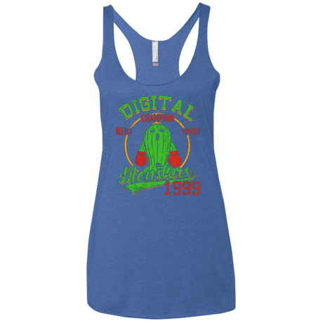 T-Shirts Vintage Royal / X-Small Needle Spray Women's Triblend Racerback Tank