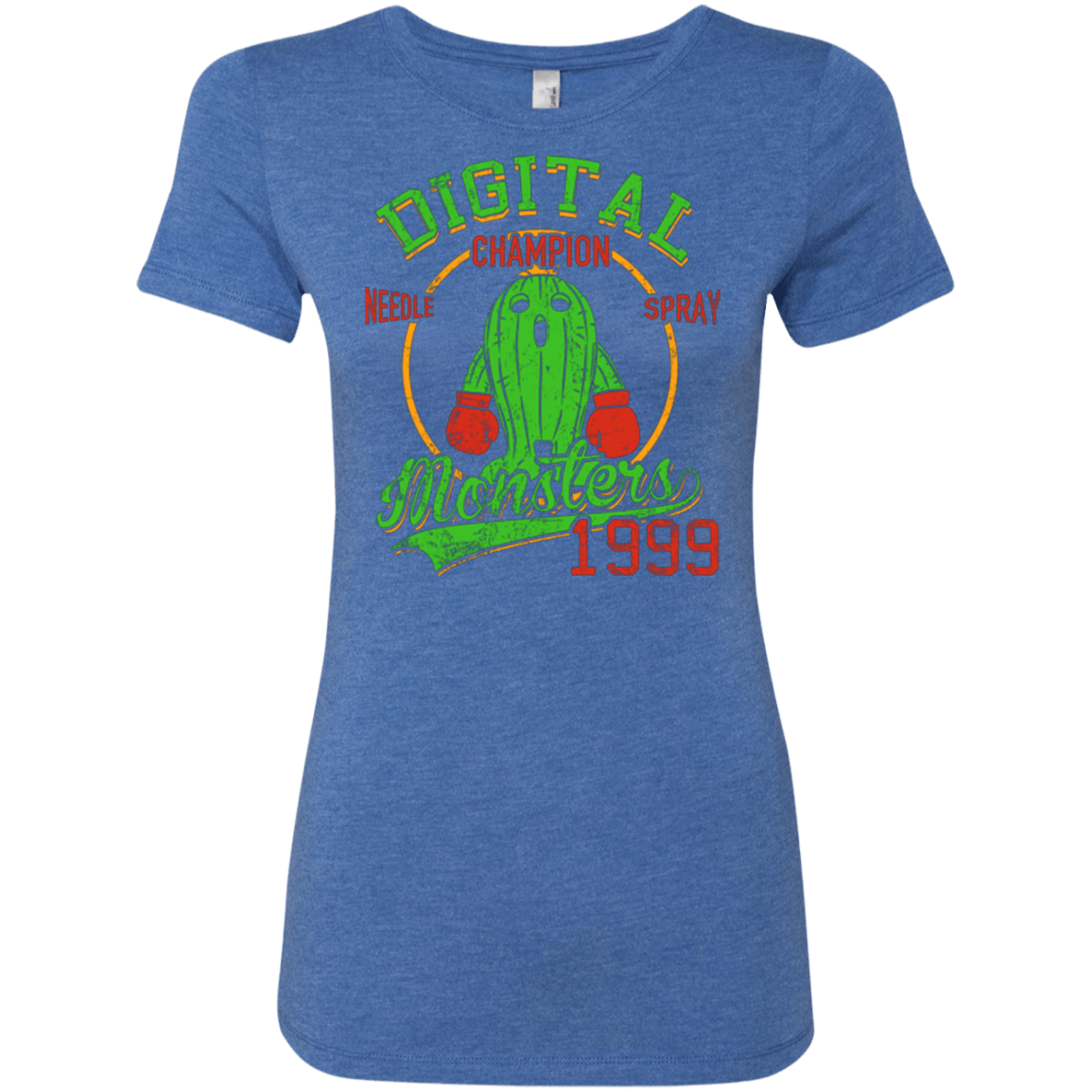 T-Shirts Vintage Royal / Small Needle Spray Women's Triblend T-Shirt