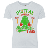 T-Shirts Heather White / YXS Needle Spray Youth Triblend T-Shirt