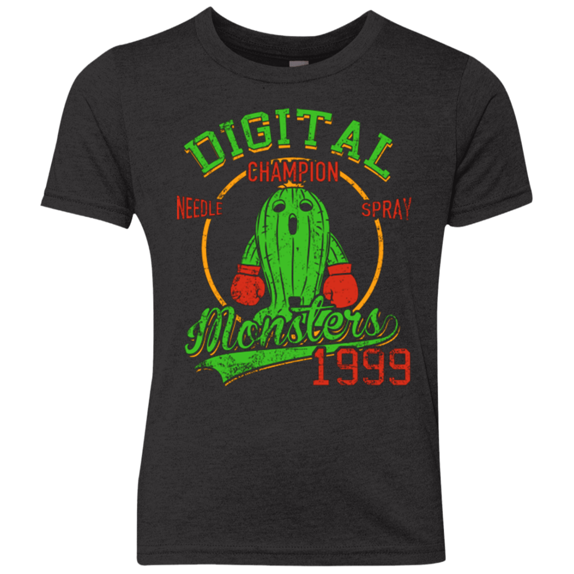 T-Shirts Vintage Black / YXS Needle Spray Youth Triblend T-Shirt