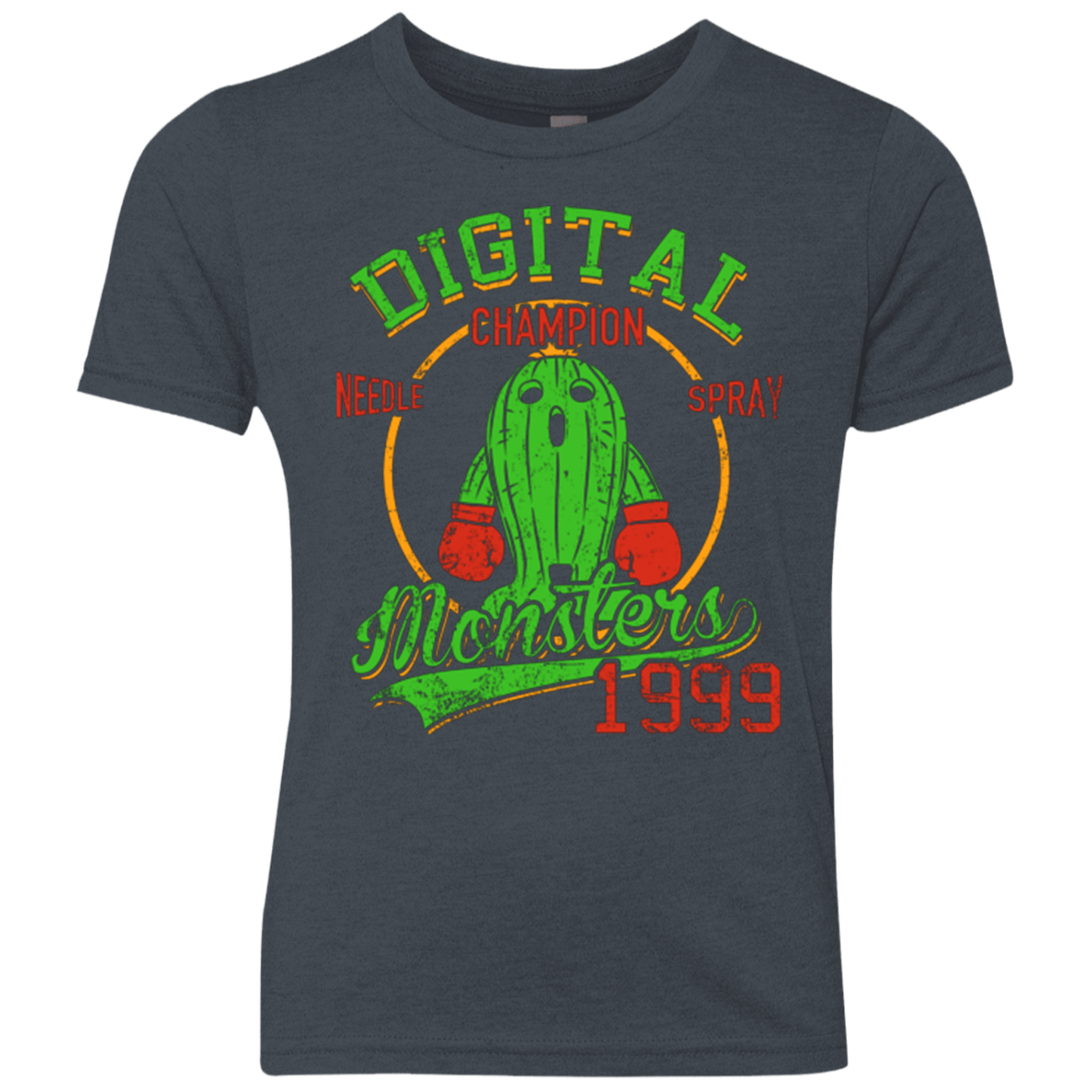 T-Shirts Vintage Navy / YXS Needle Spray Youth Triblend T-Shirt