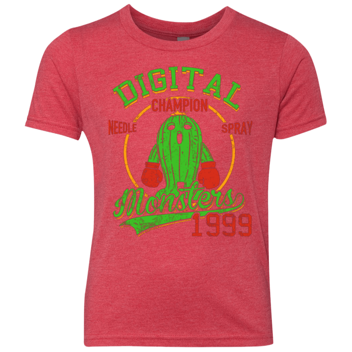 T-Shirts Vintage Red / YXS Needle Spray Youth Triblend T-Shirt