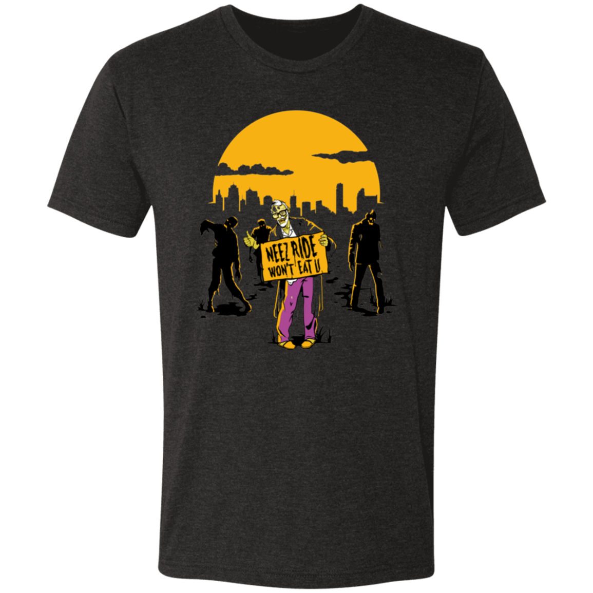 T-Shirts Vintage Black / S Neez ride Men's Triblend T-Shirt