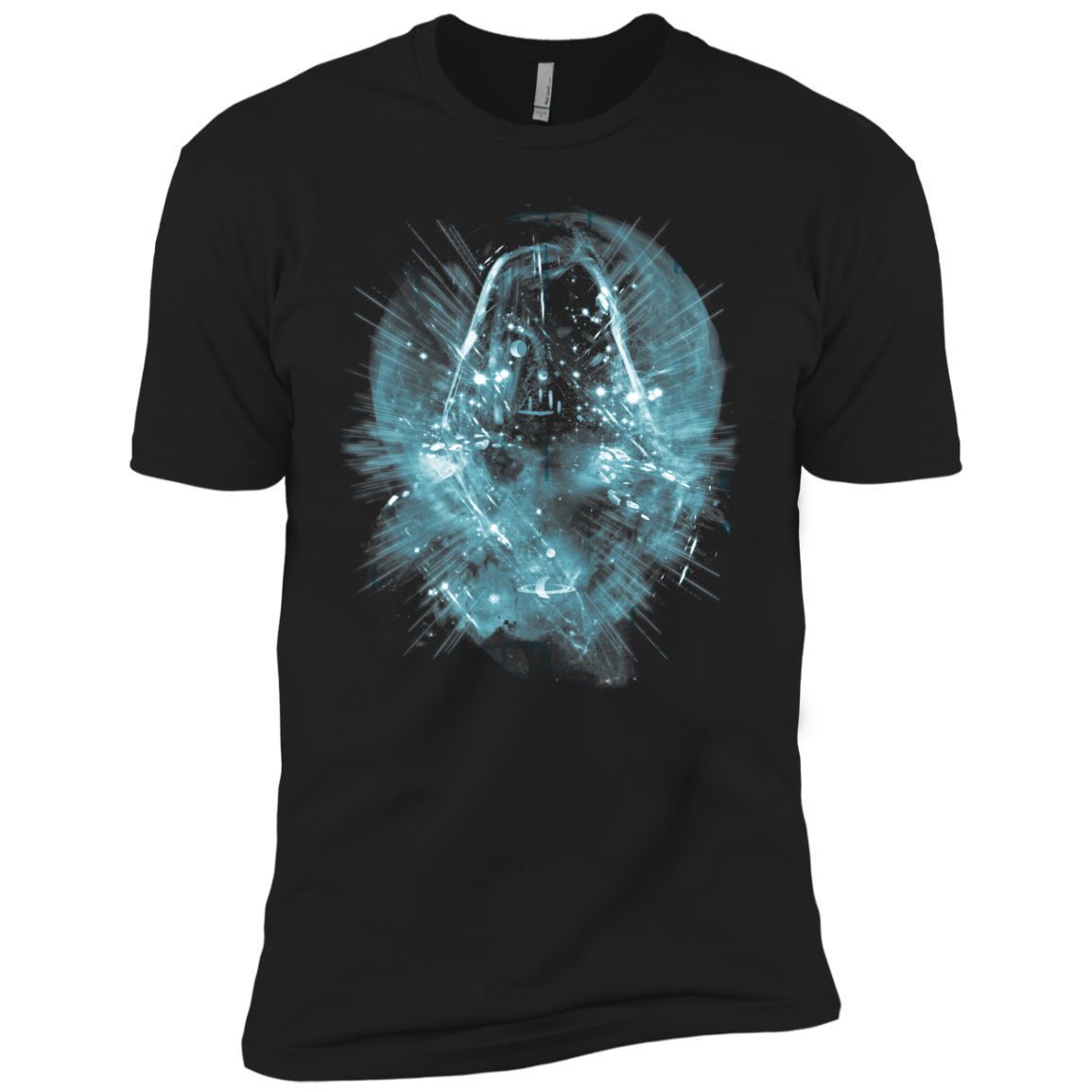 T-Shirts Black / YXS Nefarious Nebula blue ink Boys Premium T-Shirt
