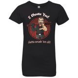T-Shirts Black / YXS Negan Chooses You Girls Premium T-Shirt