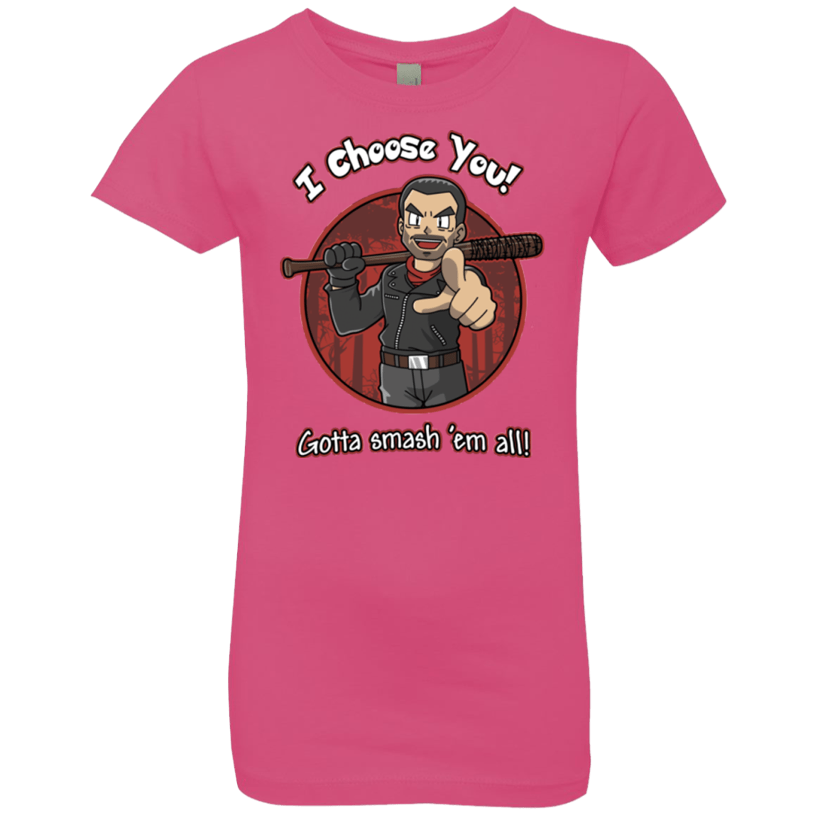 T-Shirts Hot Pink / YXS Negan Chooses You Girls Premium T-Shirt