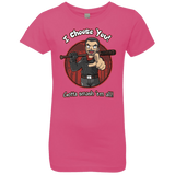 T-Shirts Hot Pink / YXS Negan Chooses You Girls Premium T-Shirt
