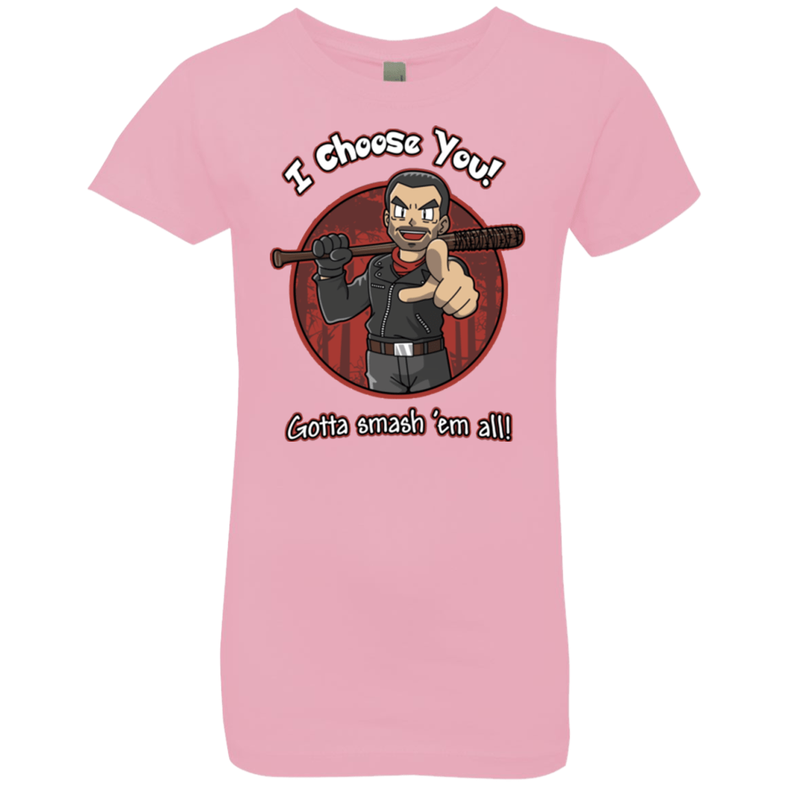T-Shirts Light Pink / YXS Negan Chooses You Girls Premium T-Shirt