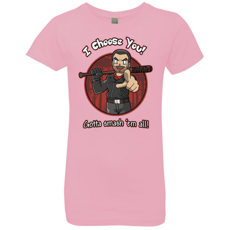 T-Shirts Light Pink / YXS Negan Chooses You Girls Premium T-Shirt