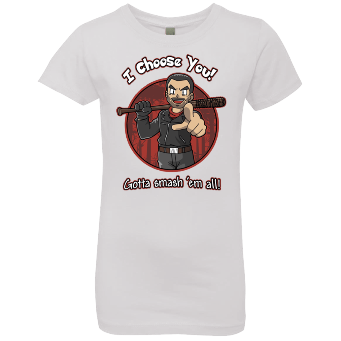 T-Shirts White / YXS Negan Chooses You Girls Premium T-Shirt