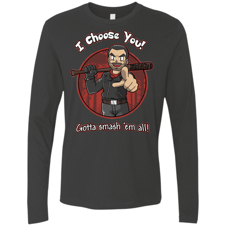 T-Shirts Heavy Metal / Small Negan Chooses You Men's Premium Long Sleeve