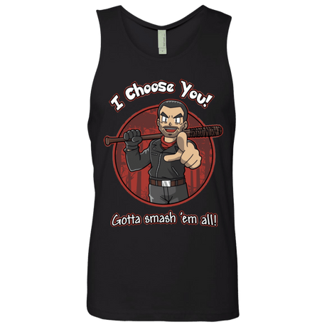 T-Shirts Black / Small Negan Chooses You Men's Premium Tank Top