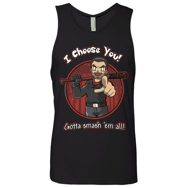 T-Shirts Black / Small Negan Chooses You Men's Premium Tank Top