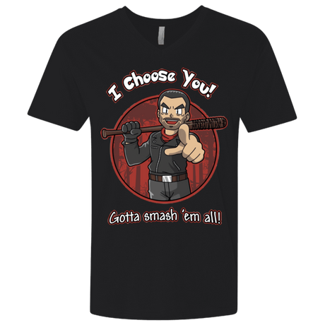 T-Shirts Black / X-Small Negan Chooses You Men's Premium V-Neck