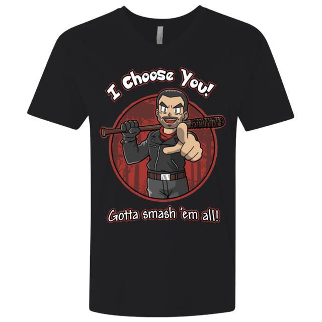 T-Shirts Black / X-Small Negan Chooses You Men's Premium V-Neck