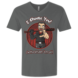 T-Shirts Heavy Metal / X-Small Negan Chooses You Men's Premium V-Neck