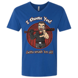 T-Shirts Royal / X-Small Negan Chooses You Men's Premium V-Neck