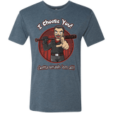 T-Shirts Indigo / Small Negan Chooses You Men's Triblend T-Shirt
