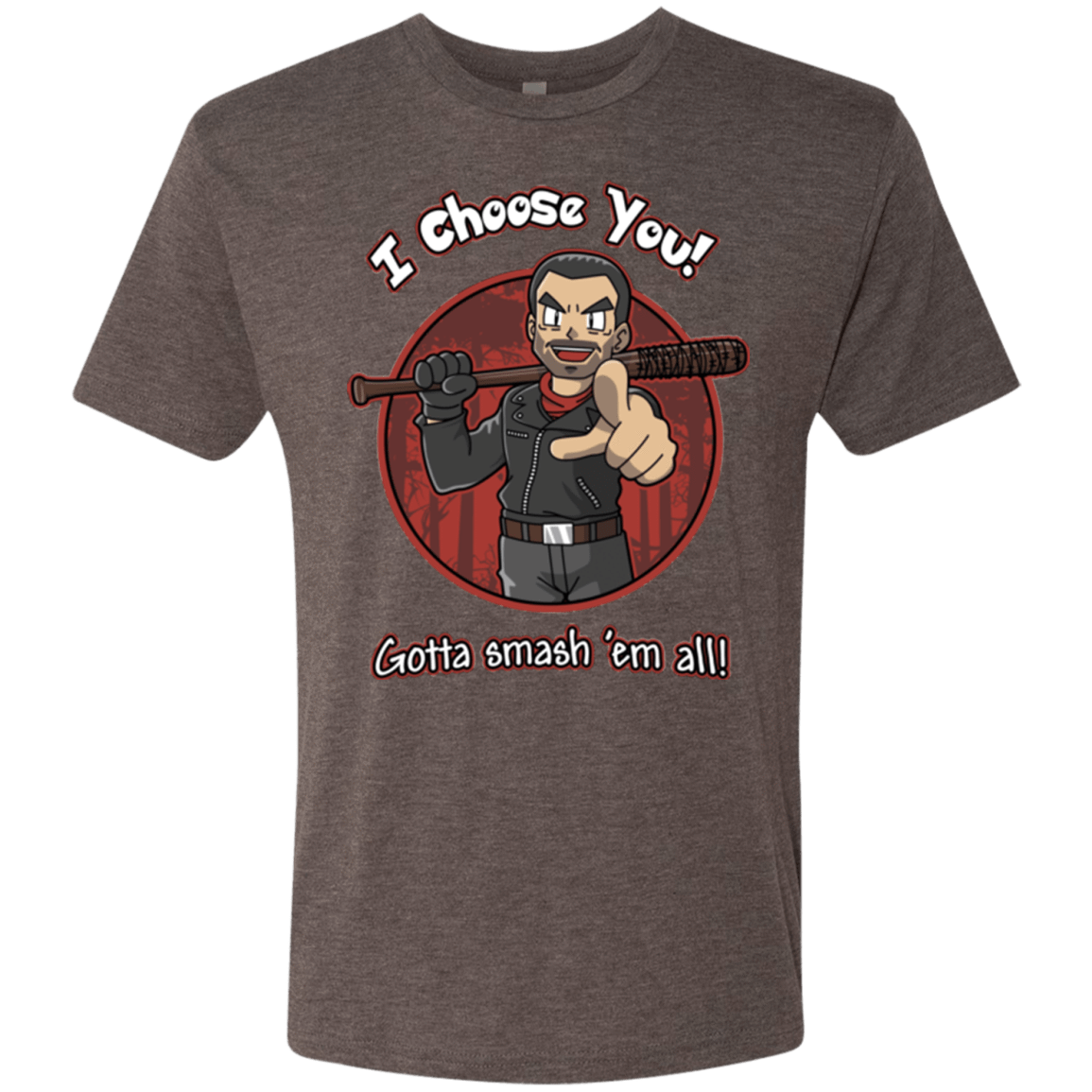 T-Shirts Macchiato / Small Negan Chooses You Men's Triblend T-Shirt